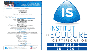 Certification NF EN 15085 soudure sncf